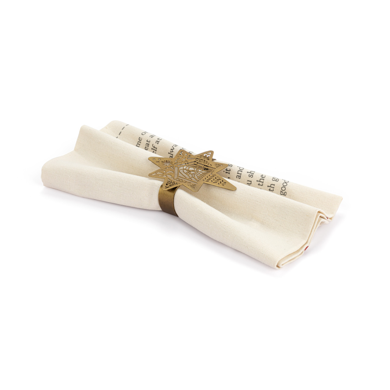 Star of Bethlehem Napkin Rings - Set of 4 thumbnail