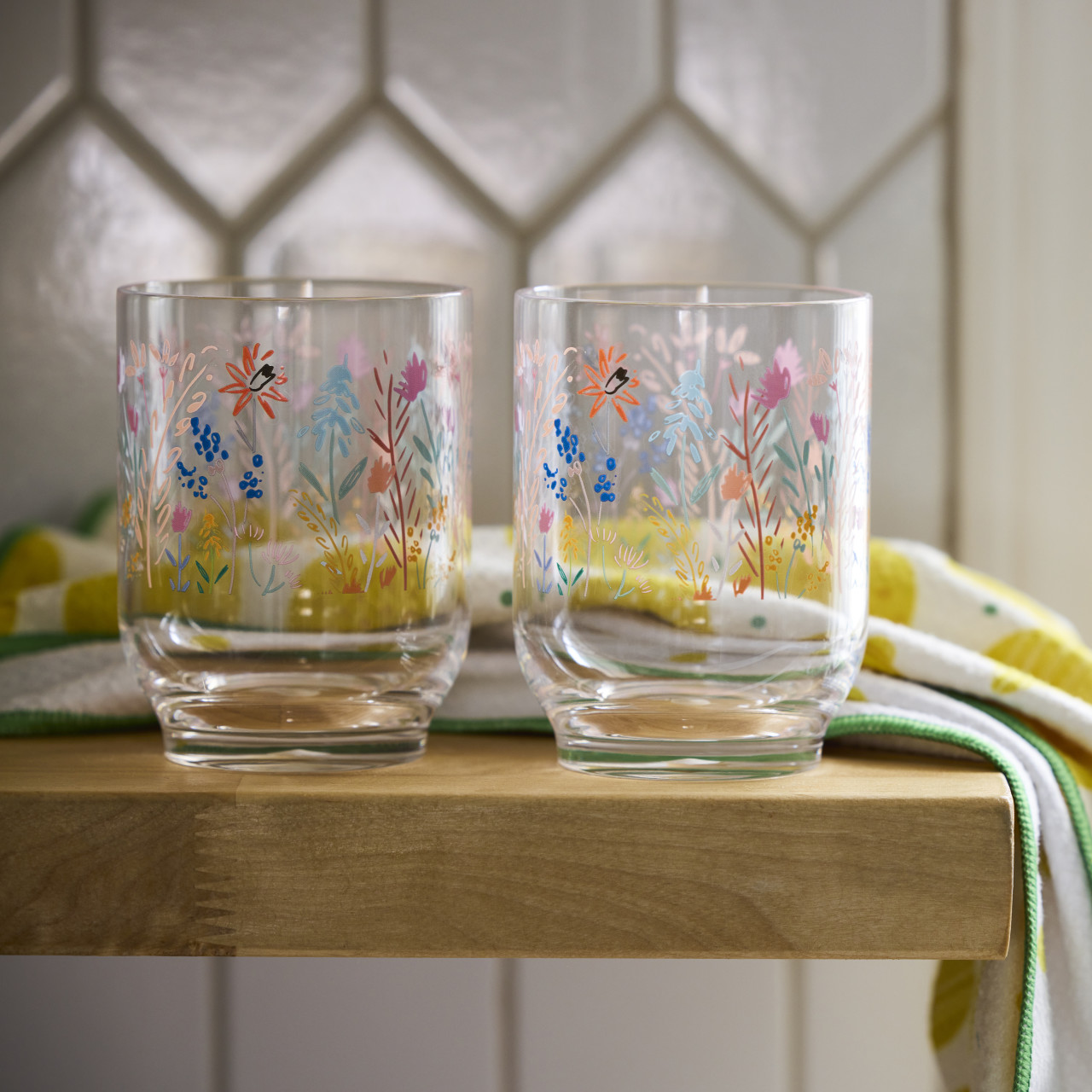 Field of Flowers Acrylic Glass S/4 thumbnail