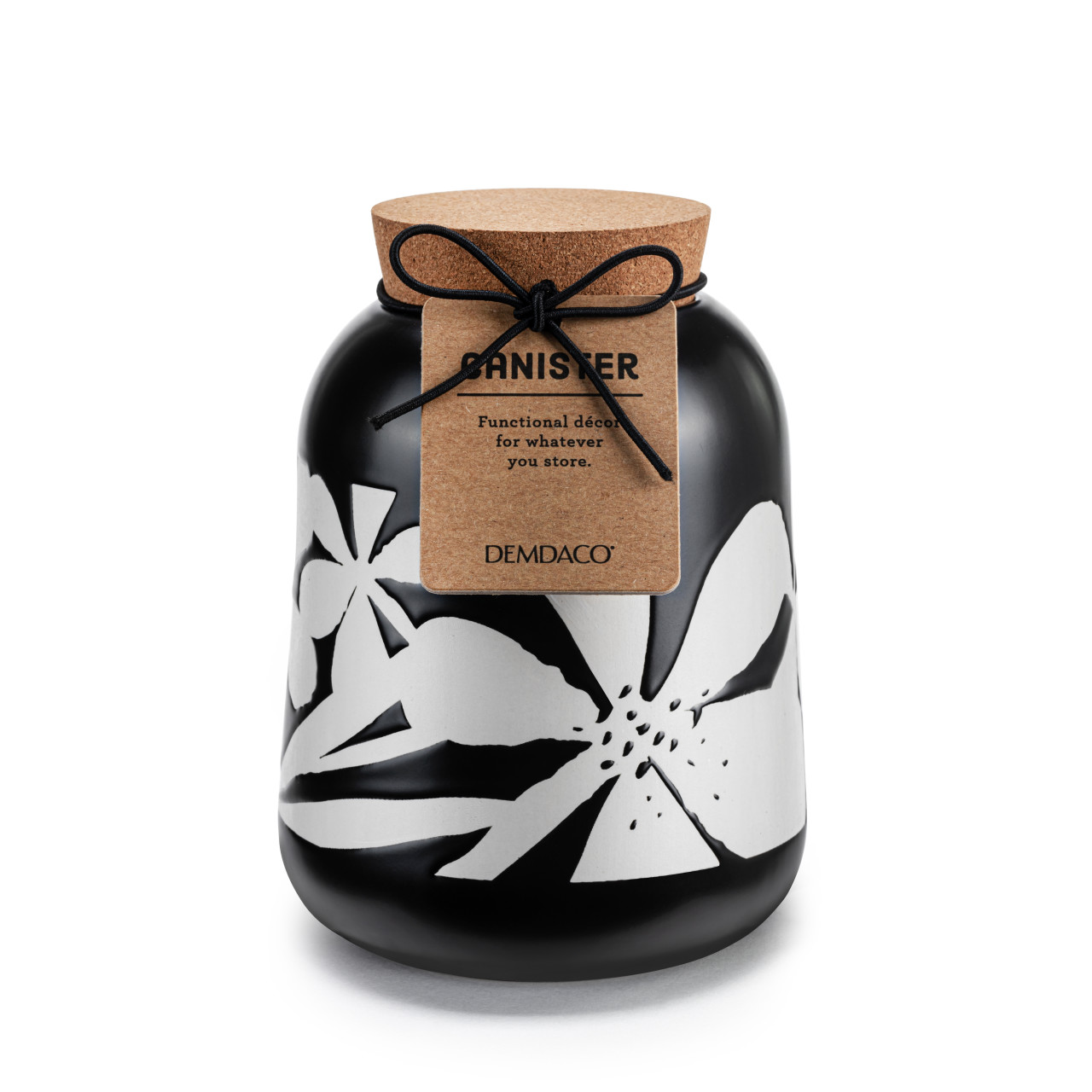 Bold Floral Medium Cork Lid Canister thumbnail