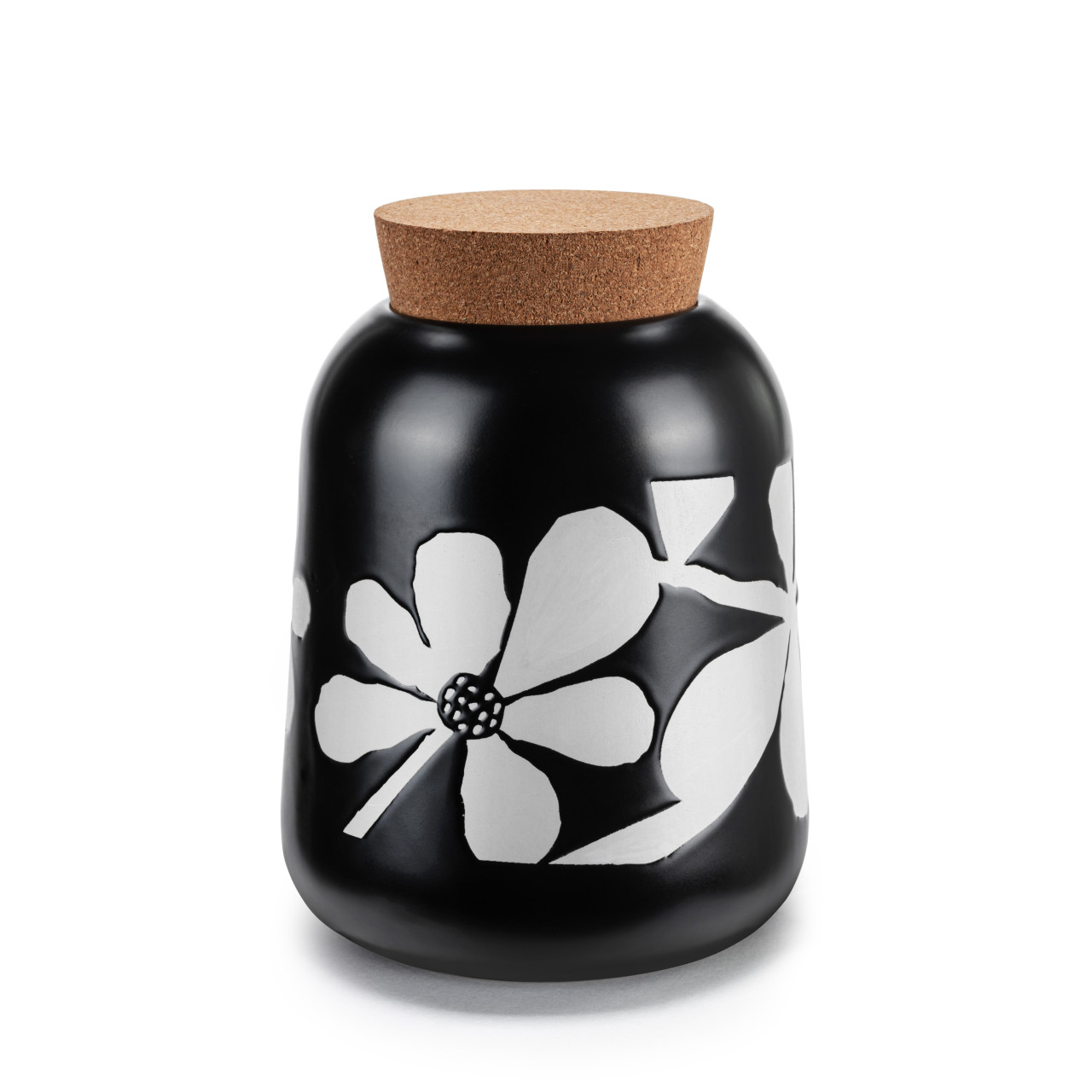 Bold Floral Medium Cork Lid Canister thumbnail