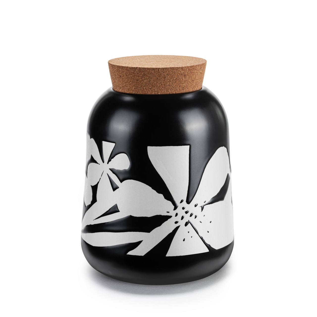 Bold Floral Medium Cork Lid Canister thumbnail
