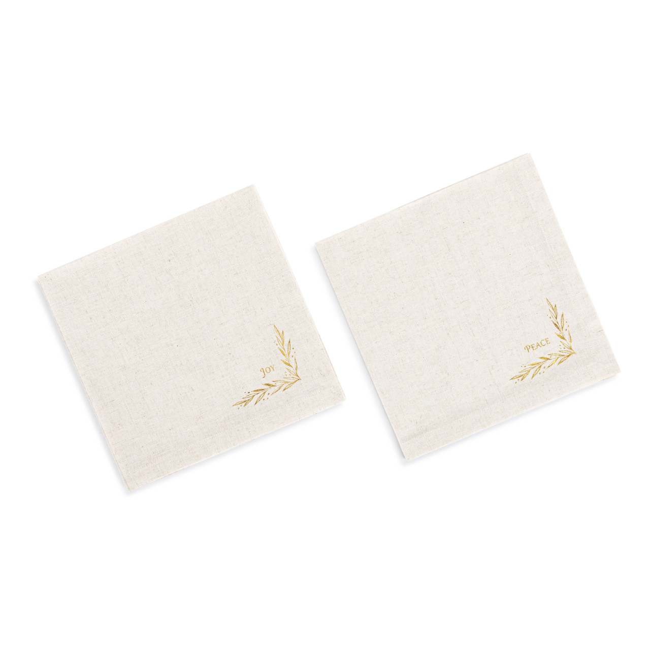 Peace & Joy Linen Napkins - Set of 2 thumbnail