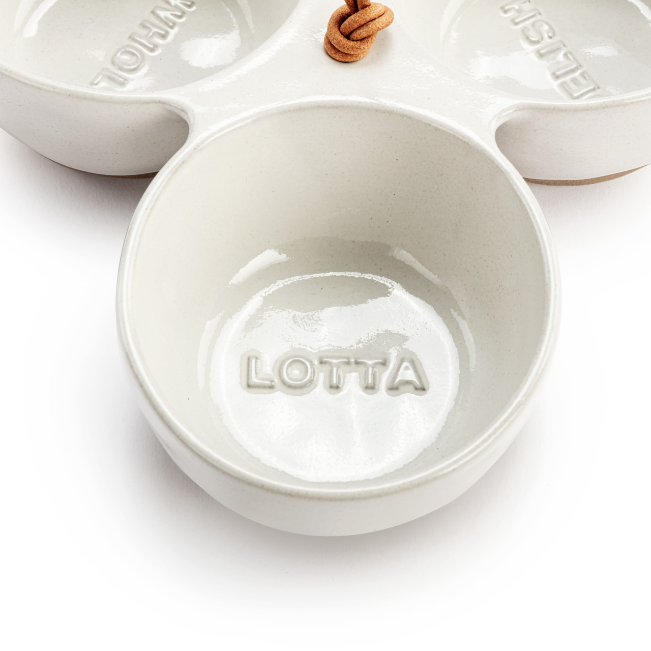 White Lotta Delish Tri-Bowl thumbnail
