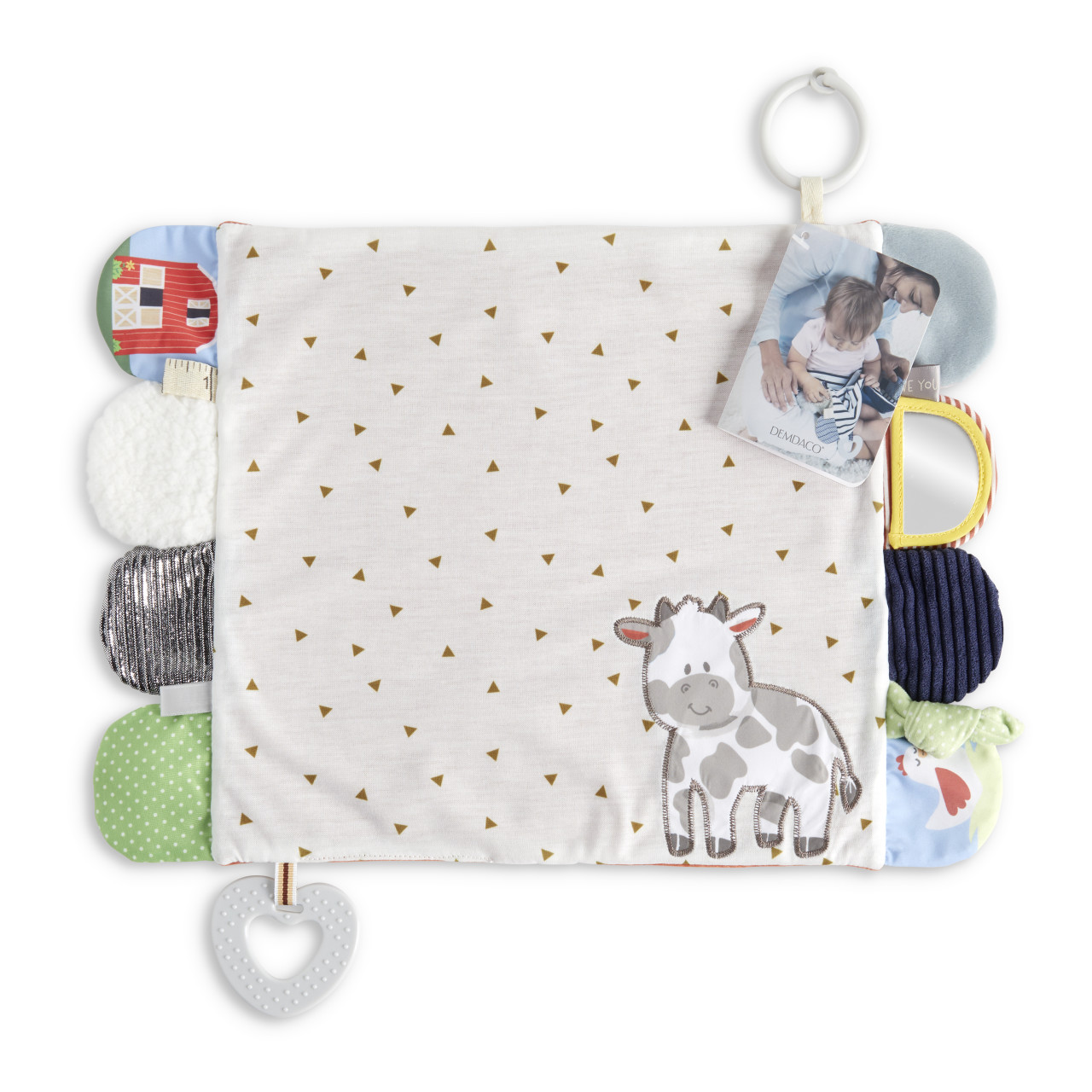 Mommy & Me Activity Collection Cow Blankie 17" x 11.5" thumbnail