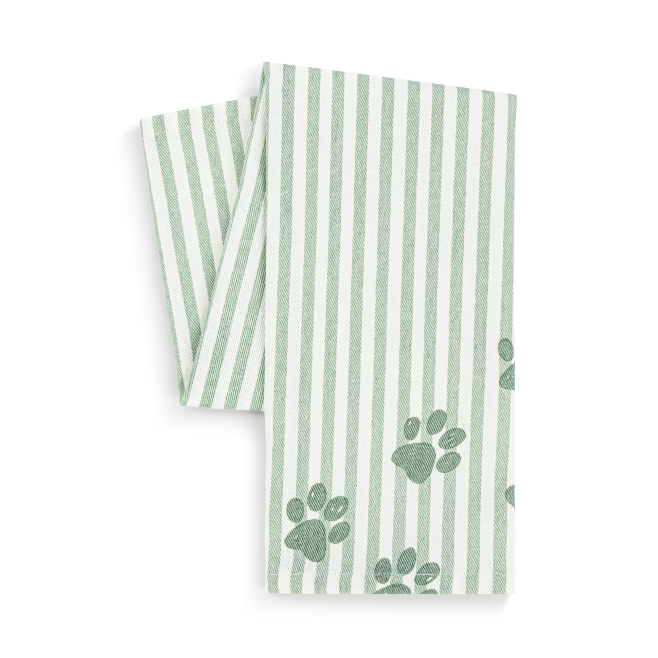 Paw Print Stripe Kitchen Towel thumbnail