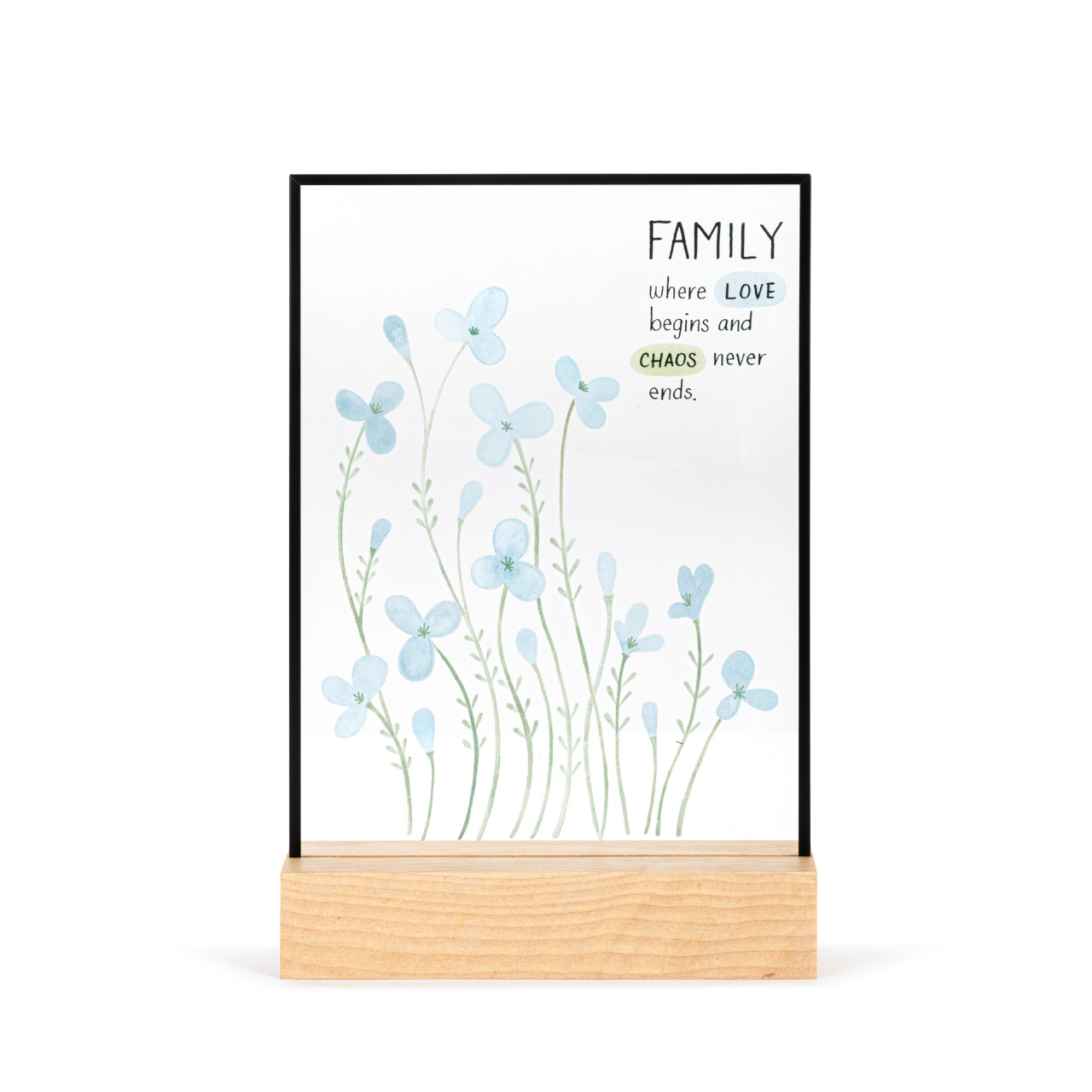 Family Love & Chaos Large Suncatcher thumbnail