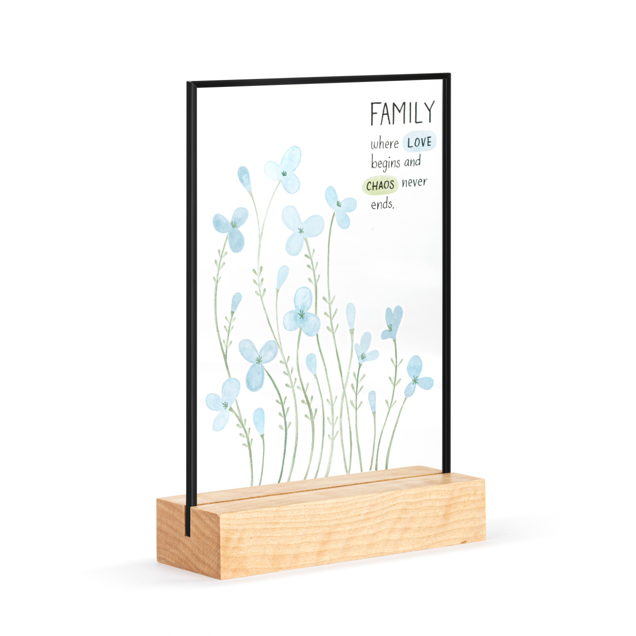 Family Love & Chaos Large Suncatcher thumbnail