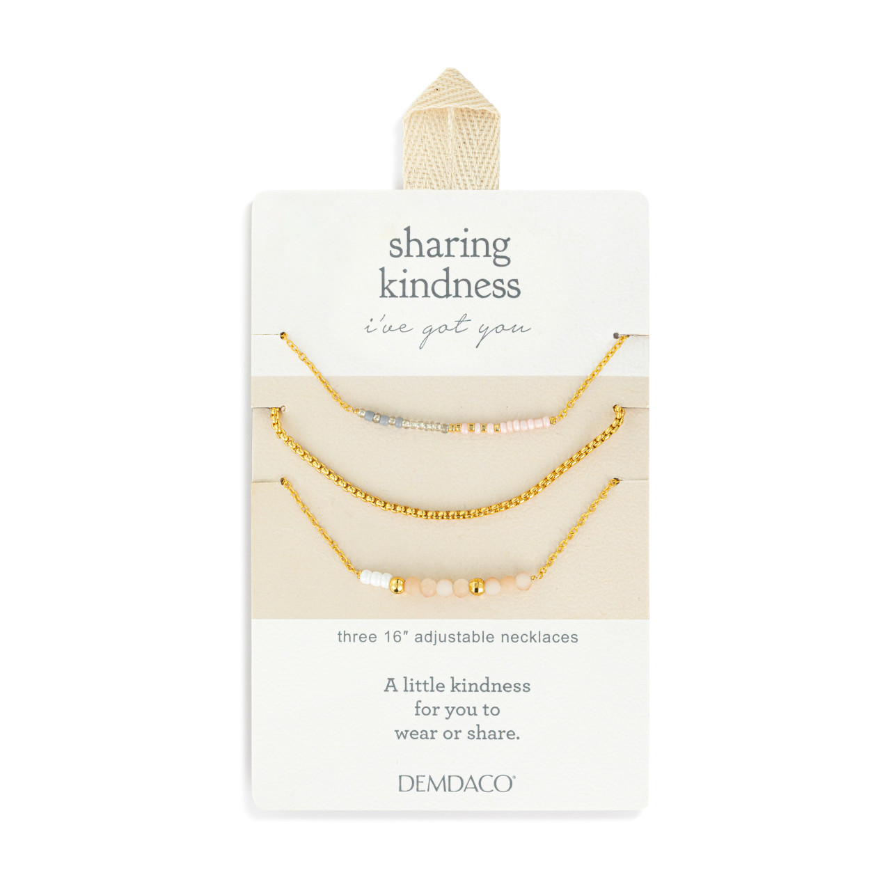 Necklace Set of 3 - Rose Cloud Gold thumbnail