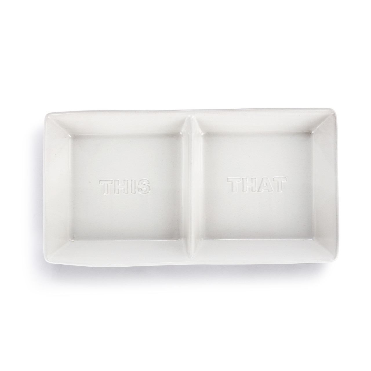 White This That Divided Dish thumbnail
