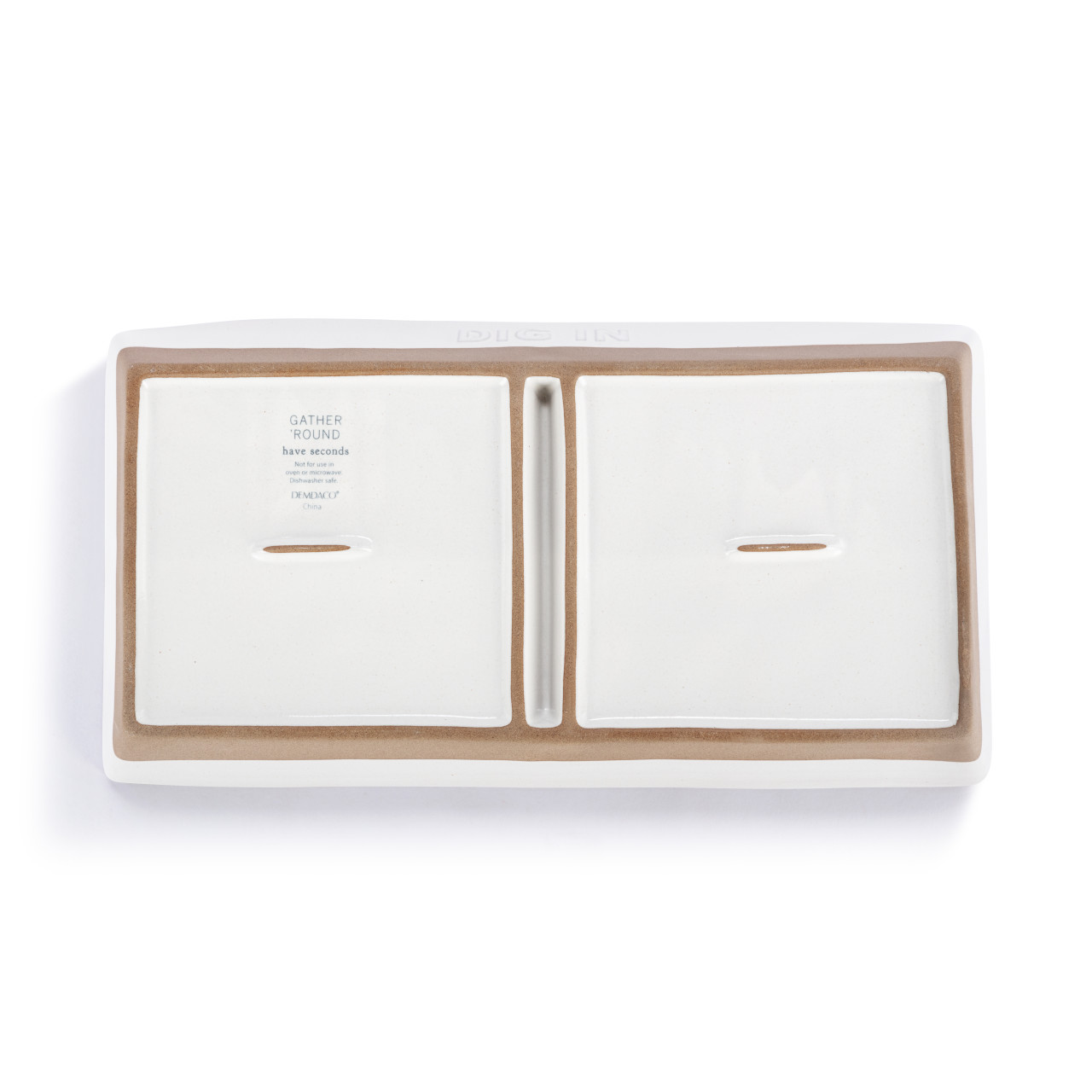 White This That Divided Dish thumbnail