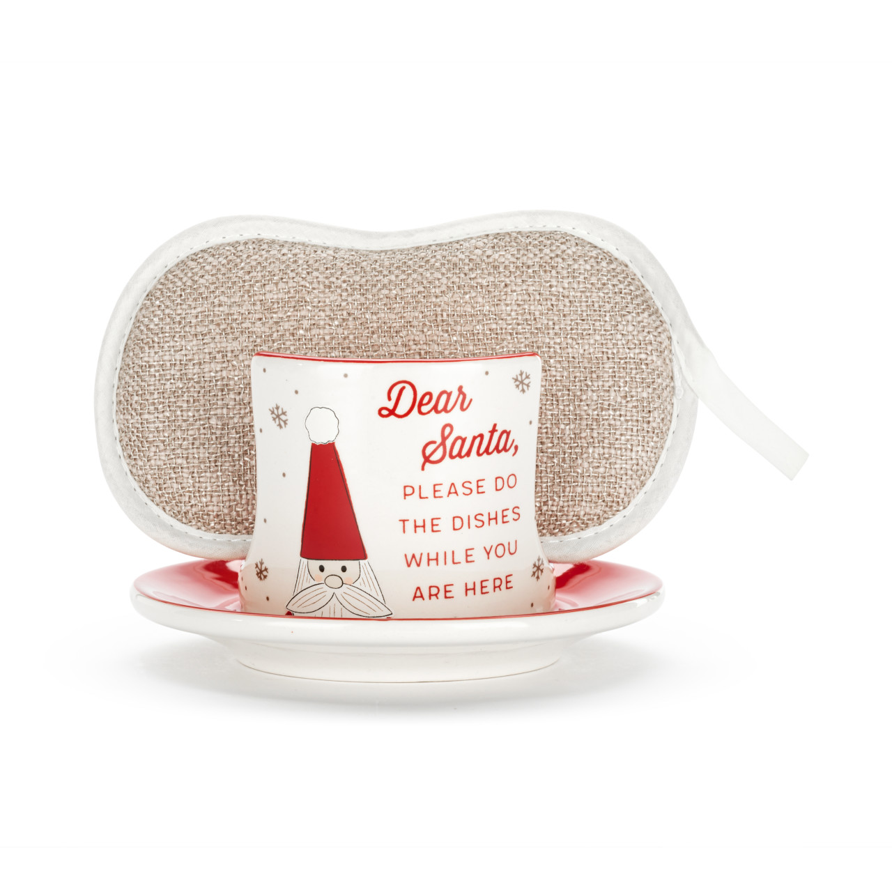 Dear Santa Soap Dish with Sponge thumbnail