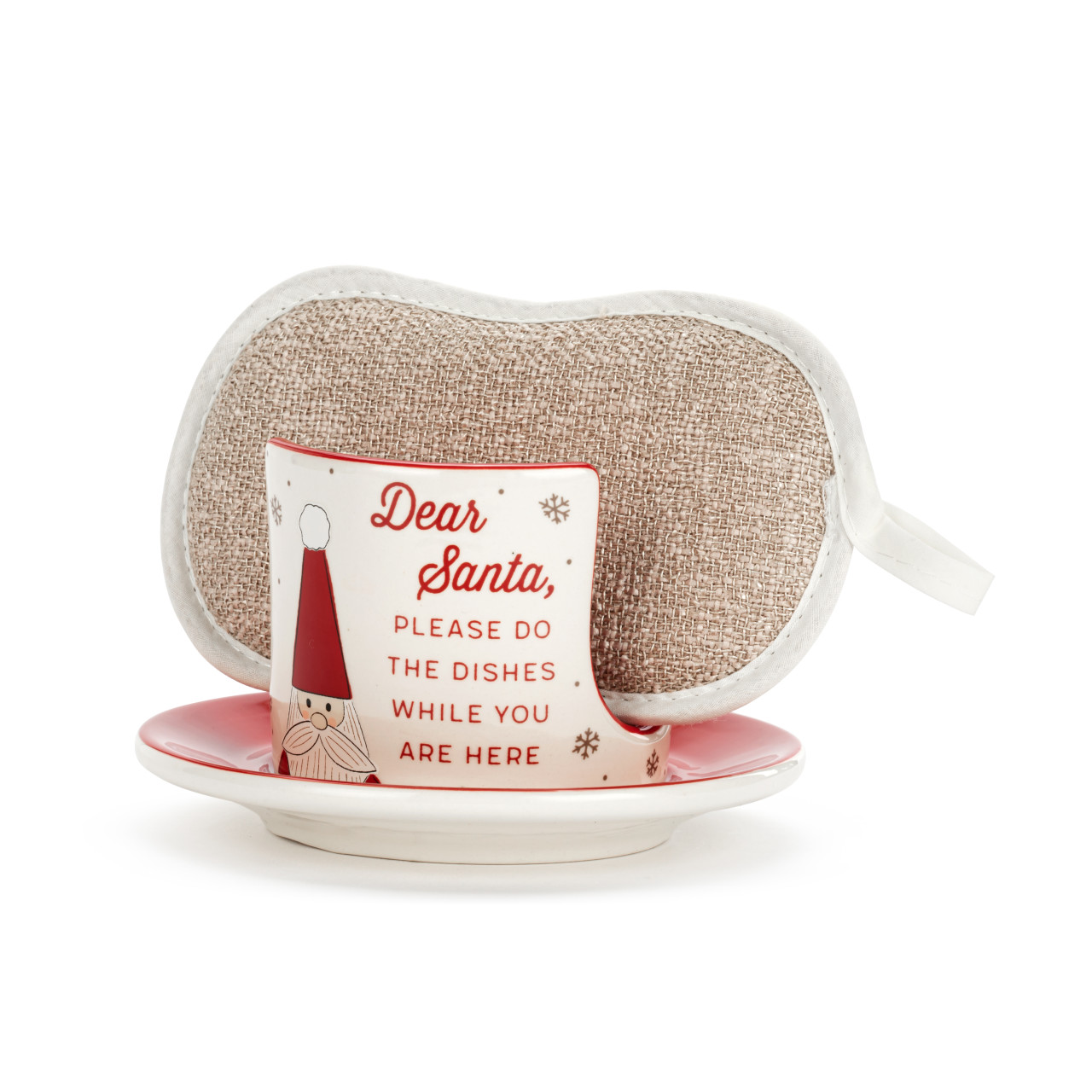 Dear Santa Soap Dish with Sponge thumbnail
