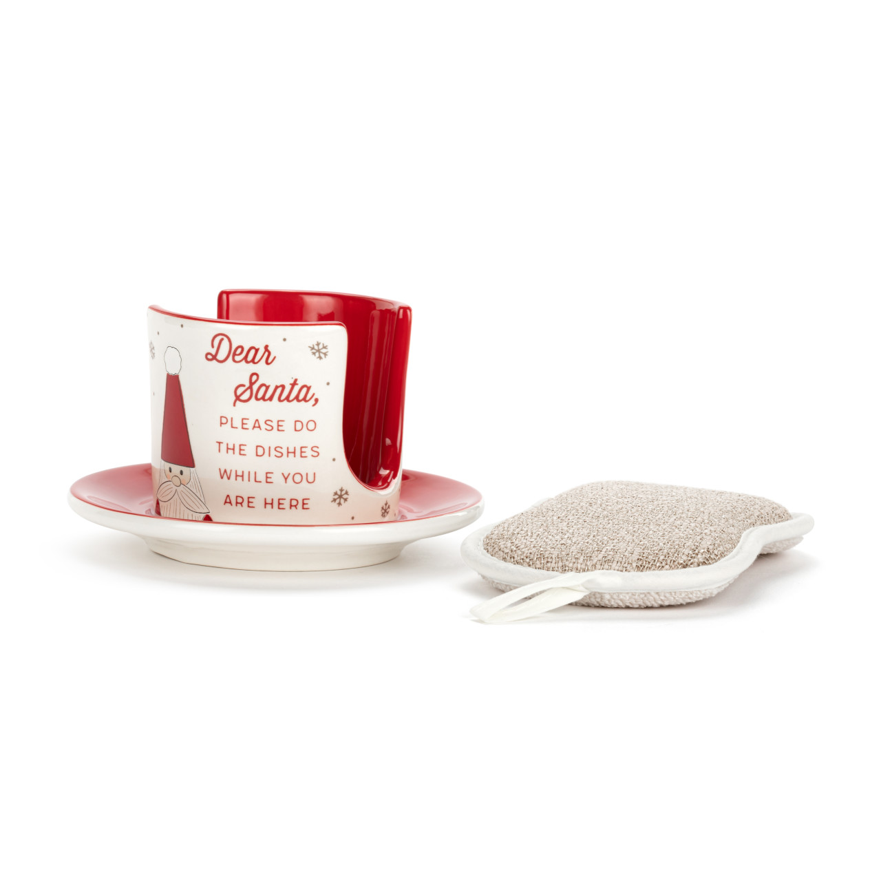 Dear Santa Soap Dish with Sponge thumbnail