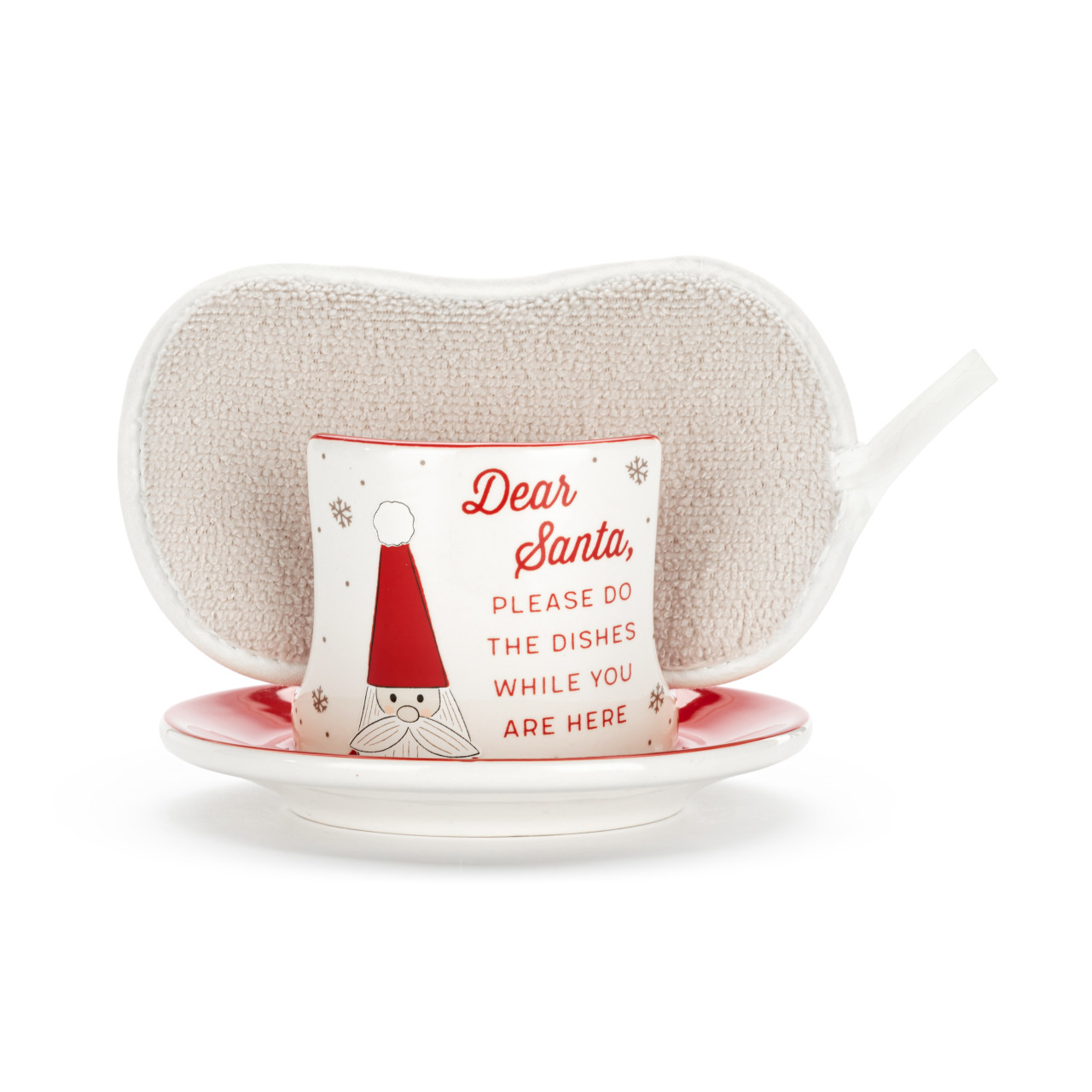 Dear Santa Soap Dish with Sponge thumbnail