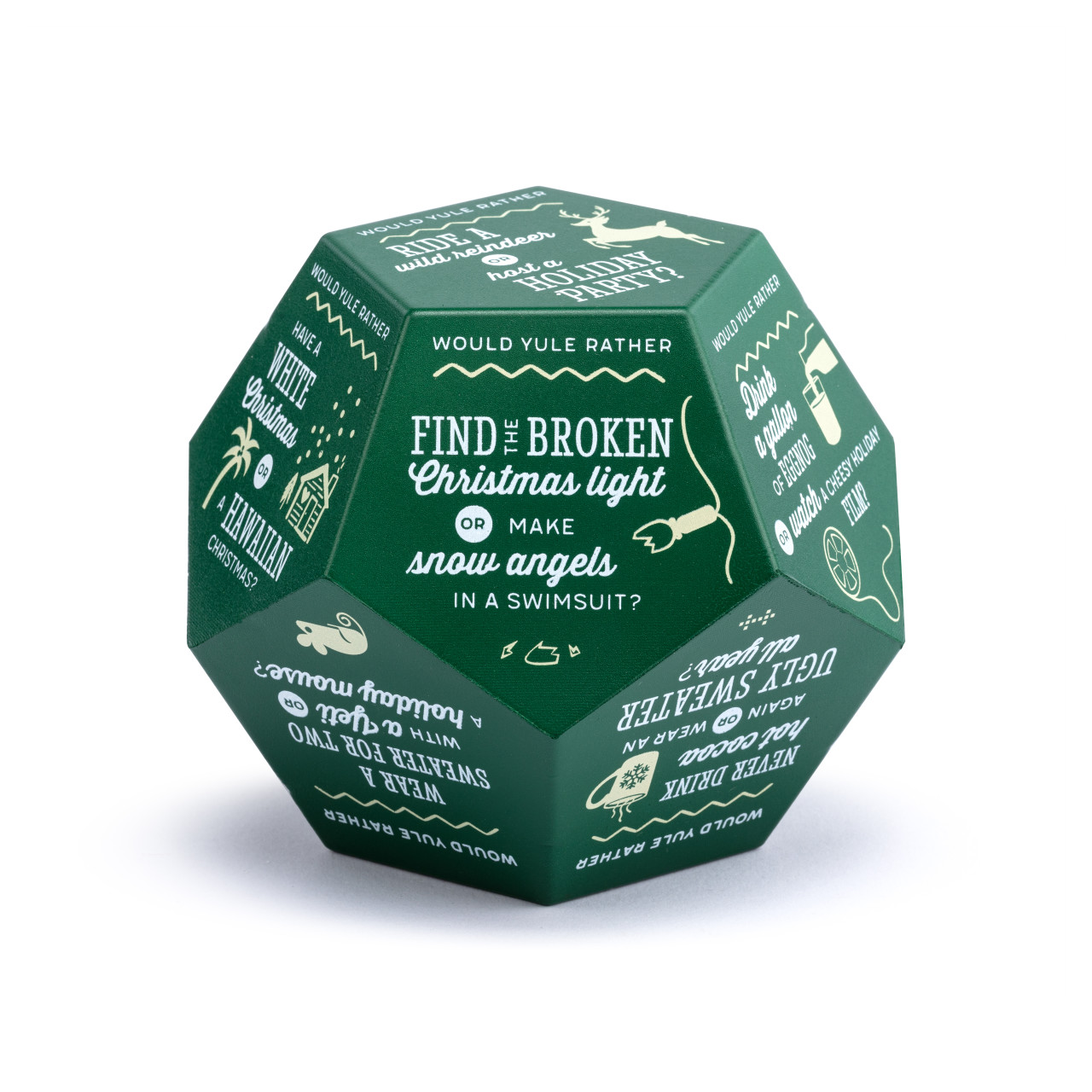 Would Yule Rather 12-Sided Foam Dice thumbnail