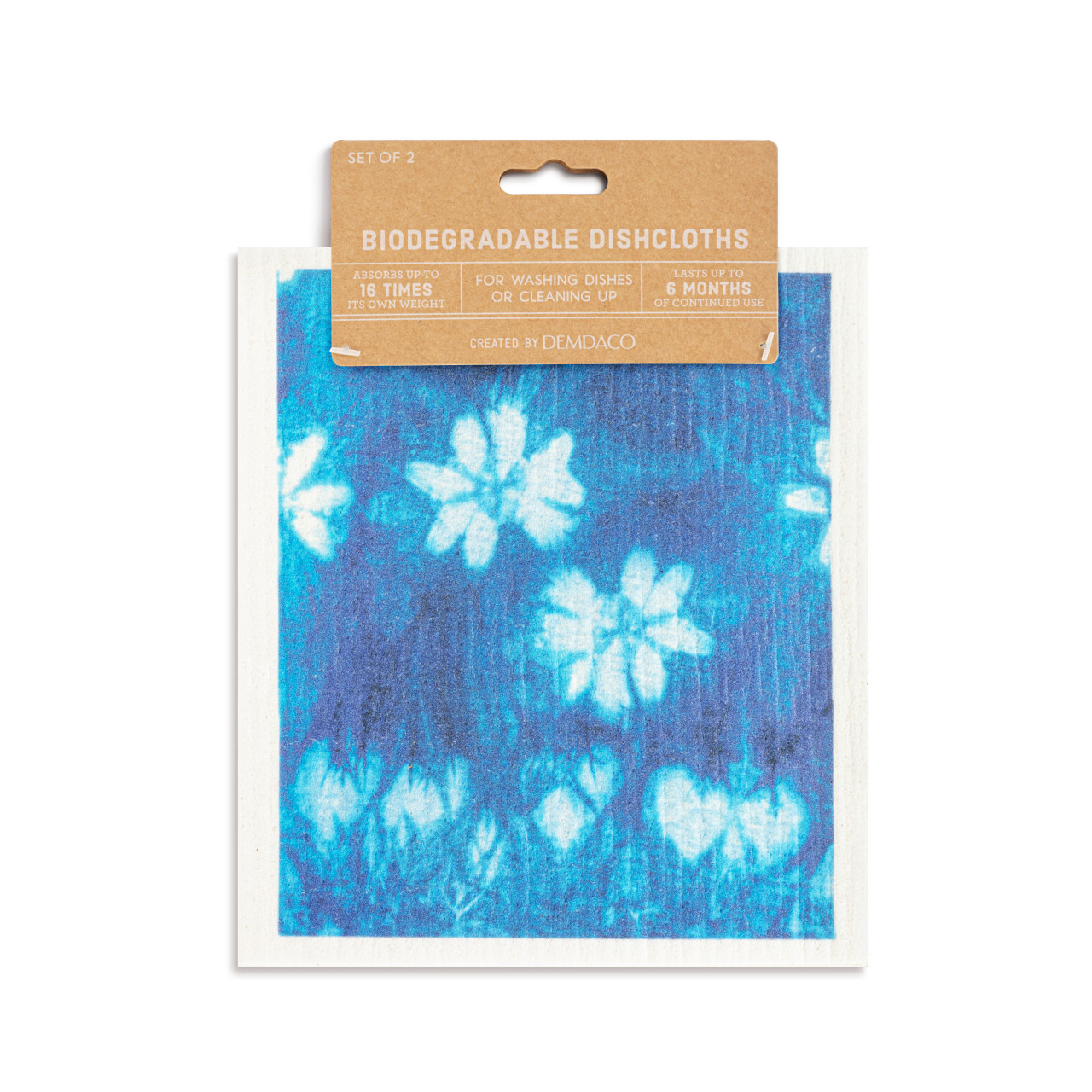 BioDishCloths Set of 2 - Coastal Shibori thumbnail