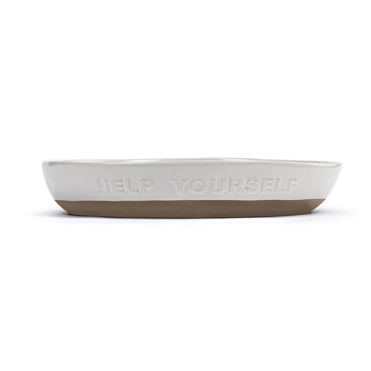 White Help Yourself Serving Bowl thumbnail