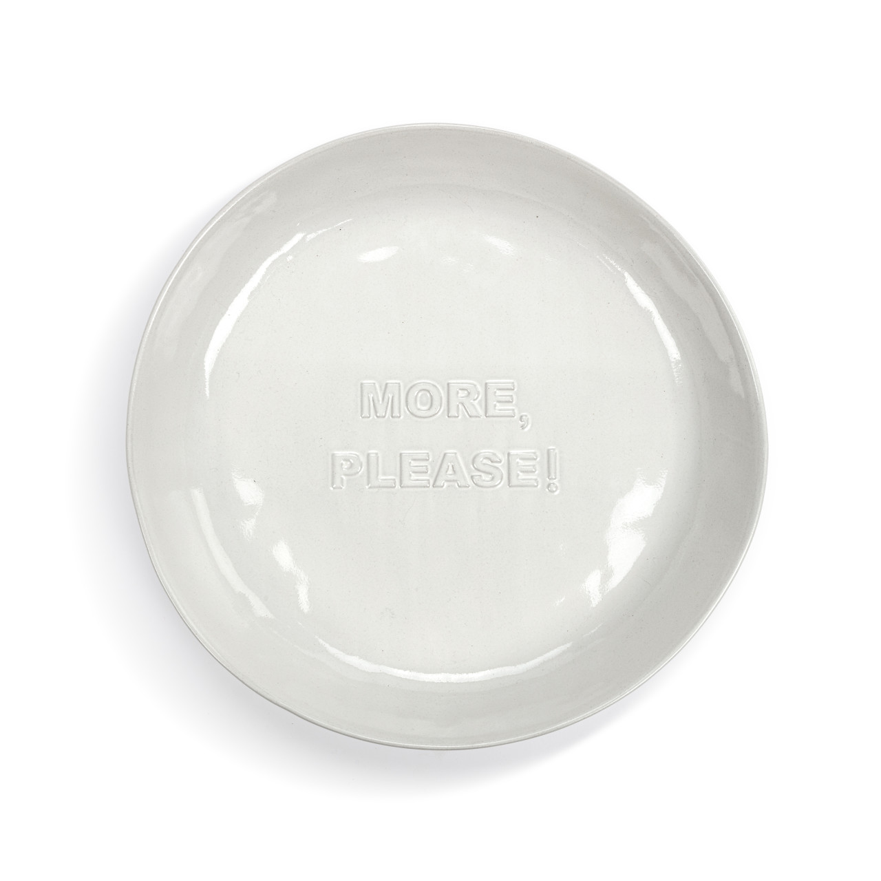 White Help Yourself Serving Bowl thumbnail