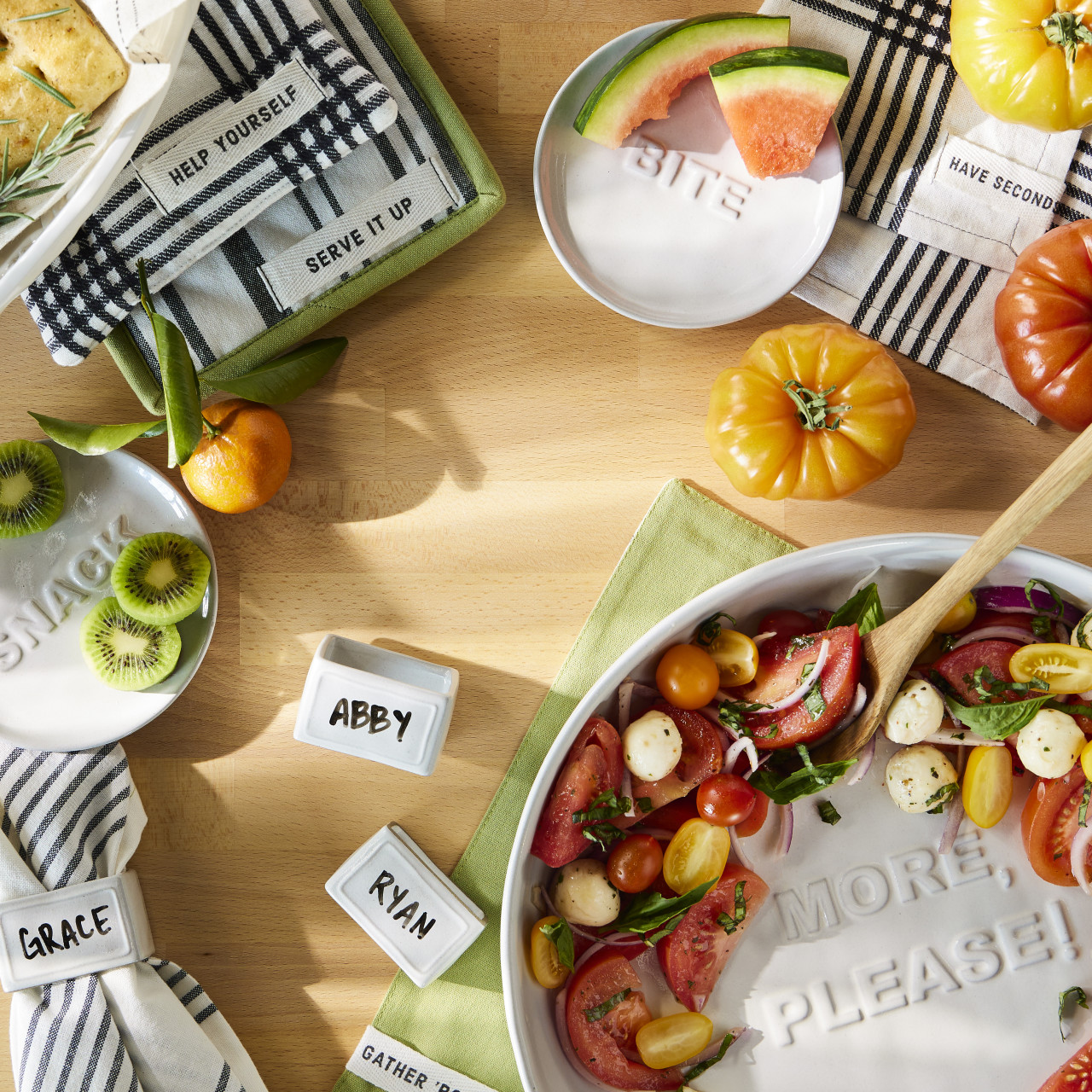 White Help Yourself Serving Bowl thumbnail