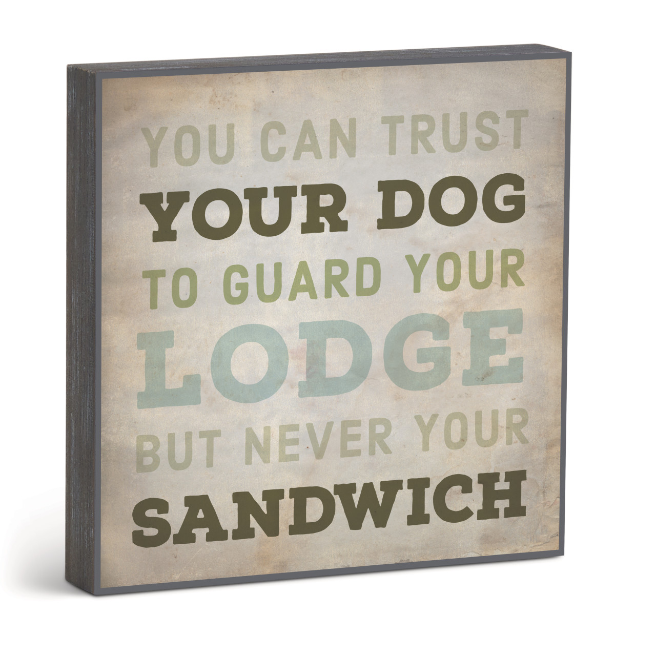Trust Your Dog Wall Art - 10"sq. thumbnail