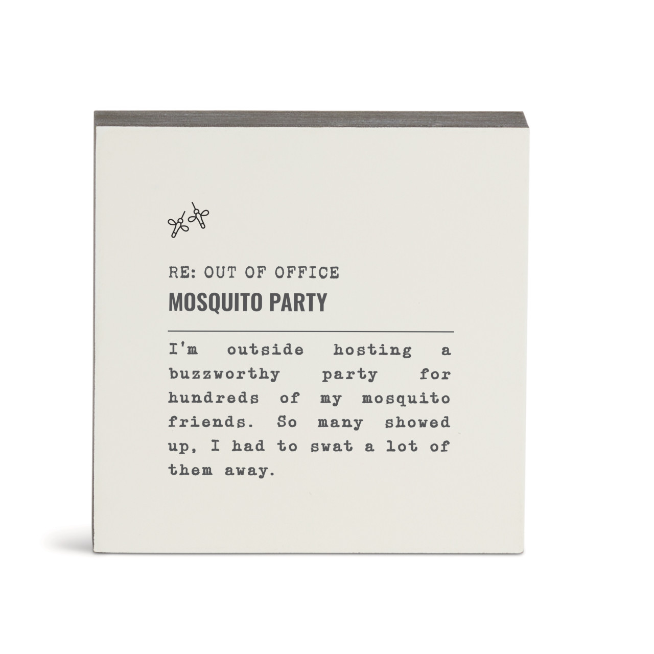 Mosquito Party Wall Art - 6"sq. thumbnail