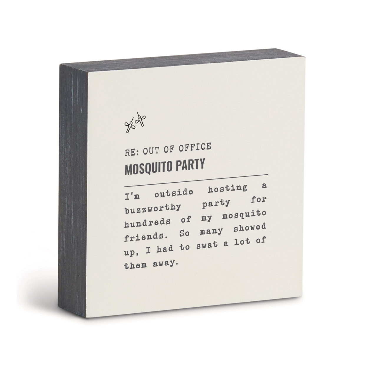 Mosquito Party Wall Art - 6"sq. thumbnail
