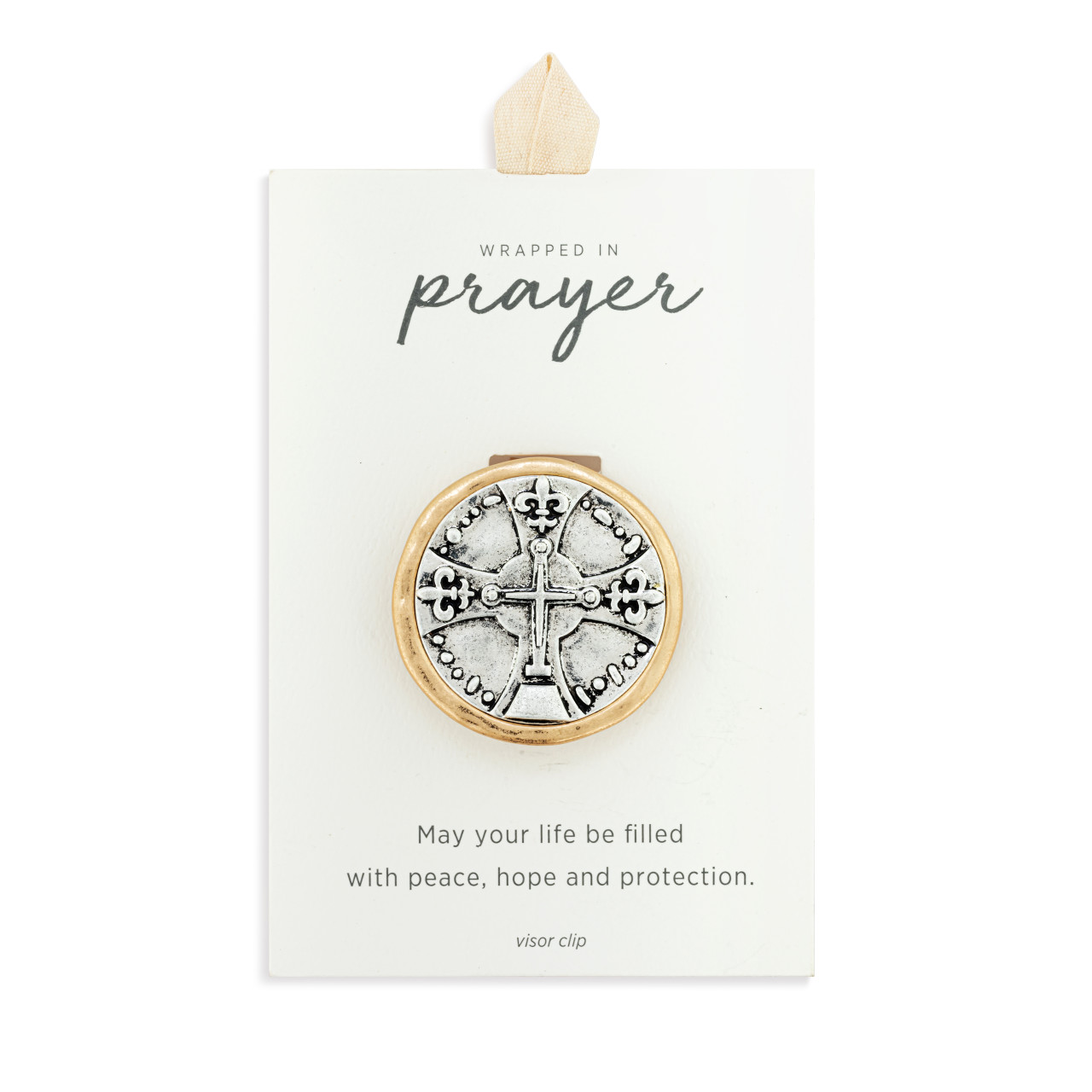 Wrapped in Prayer Visor Clip - Silver thumbnail