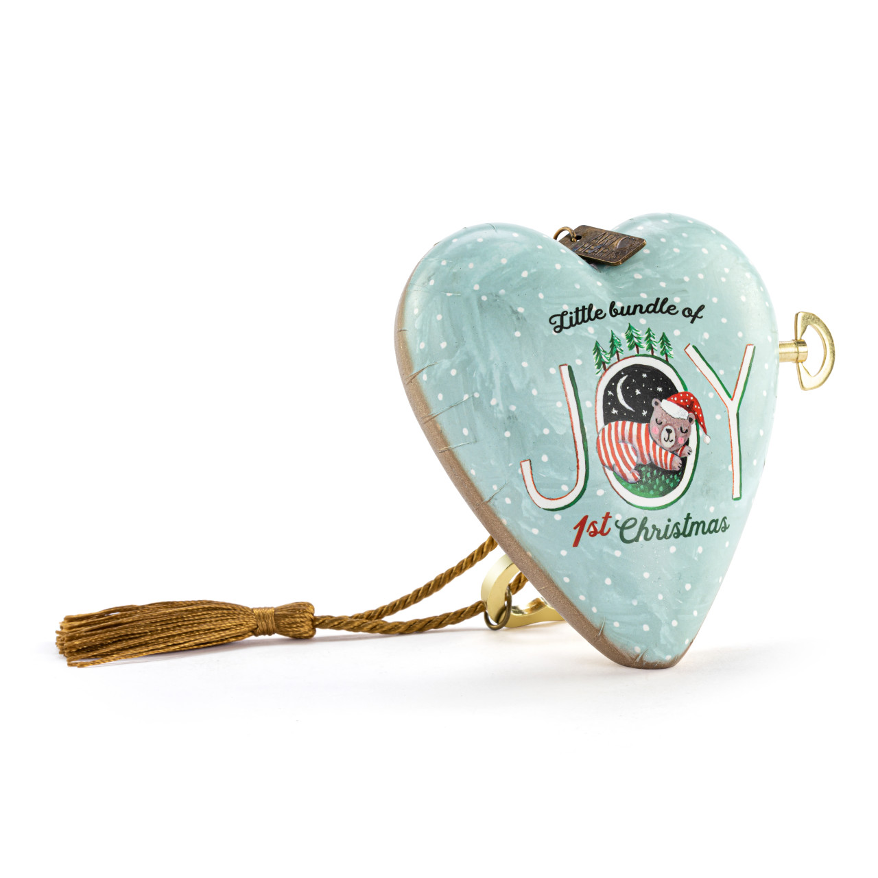 Child's First Christmas Musical Art Heart thumbnail