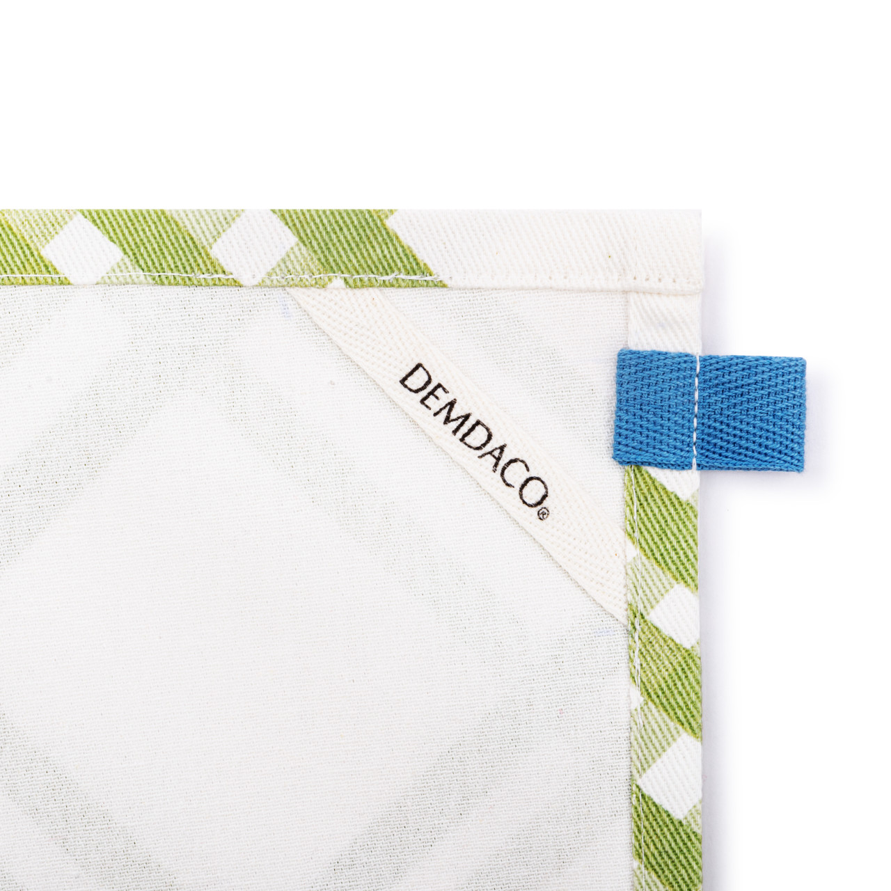 Green Plaid Cotton Twill Kitchen Towel thumbnail