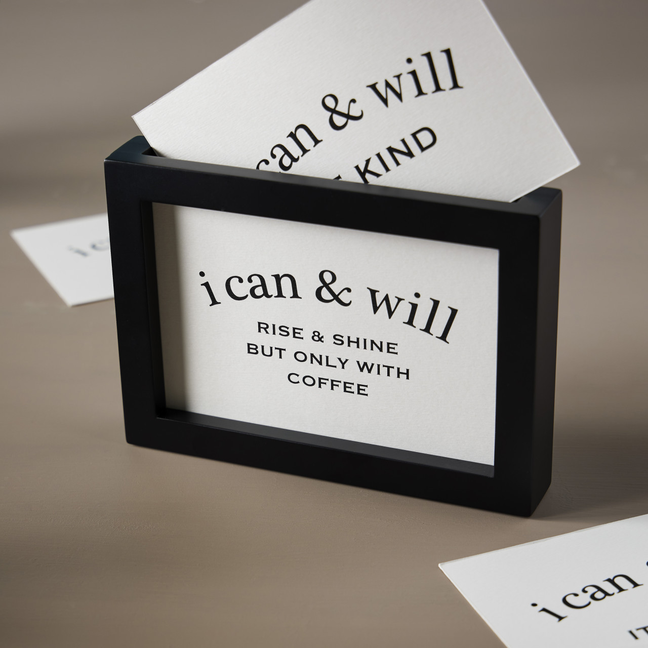 I Can & Will Inspirational Cards with Frame Set thumbnail