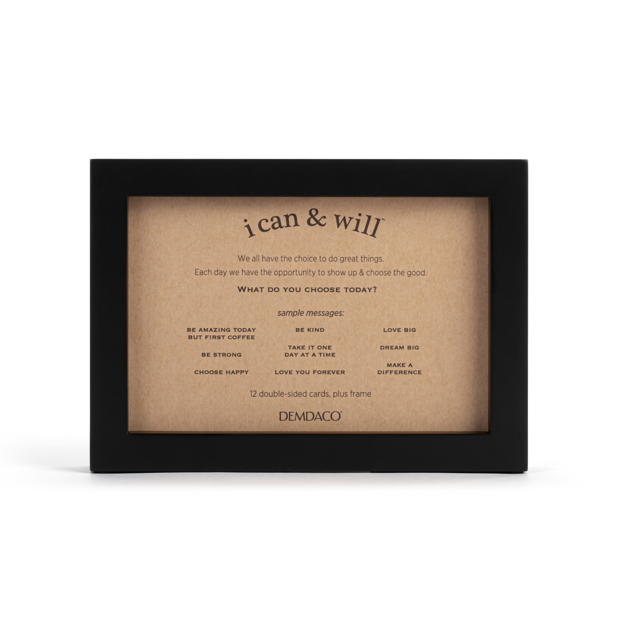I Can & Will Inspirational Cards with Frame Set thumbnail