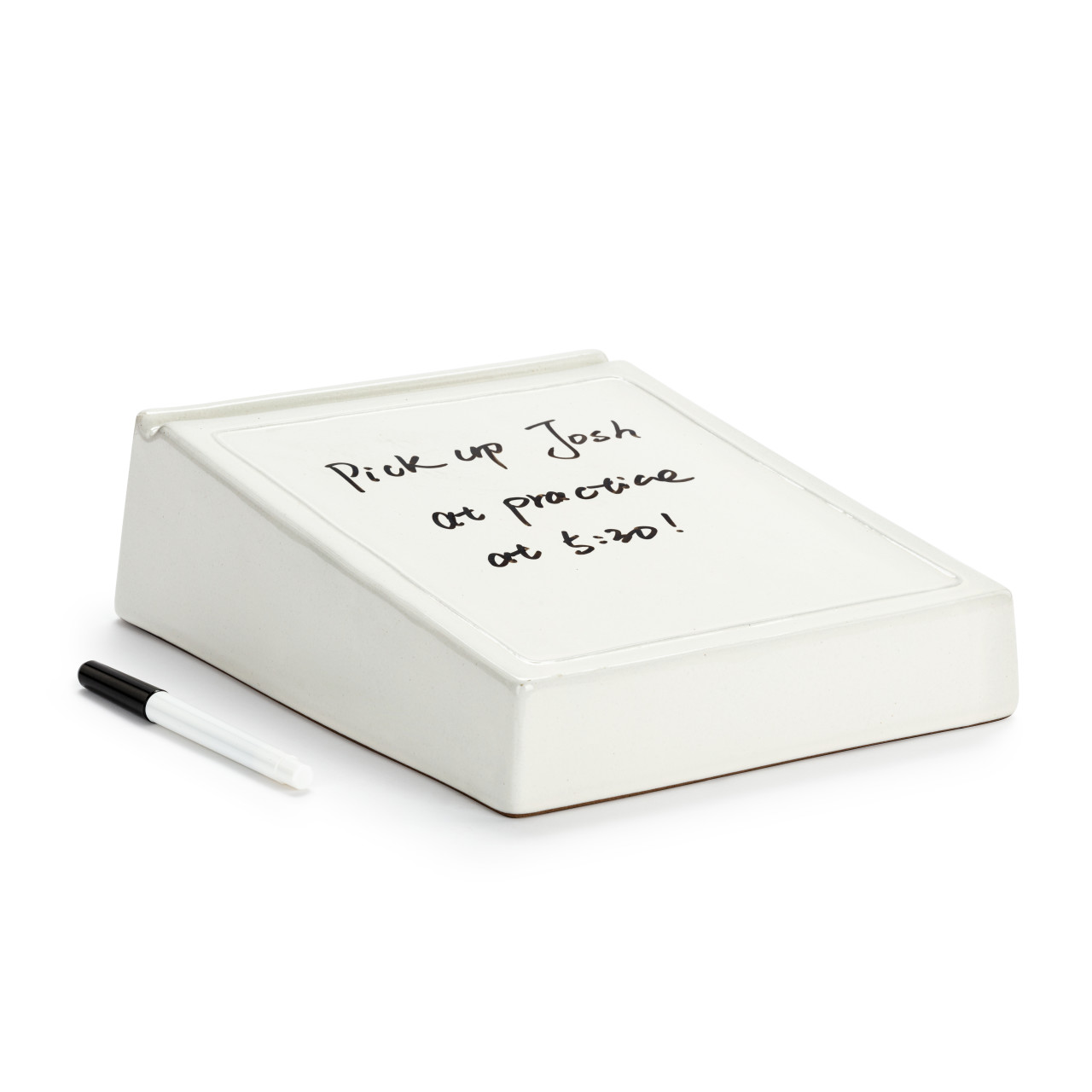 WRITE ON Collection Ceramic Notepad With Black Marker thumbnail