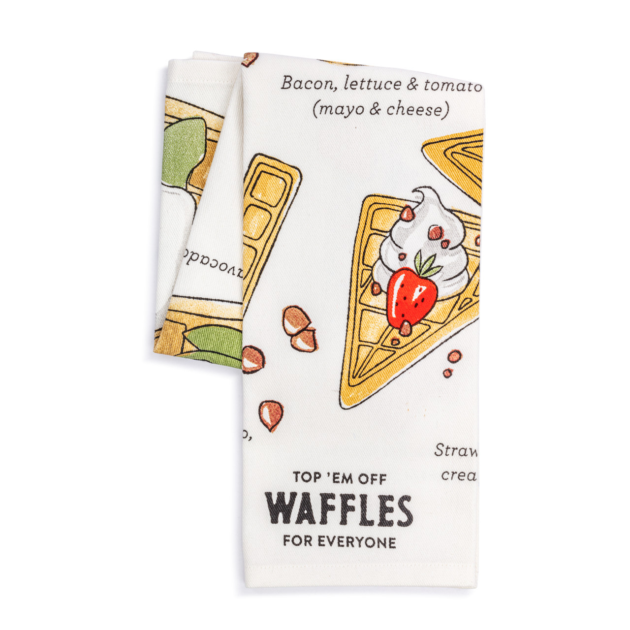 Waffle Bar Cotton Twill Kitchen Towel thumbnail