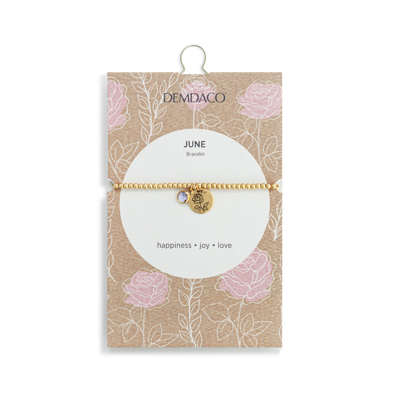 Birthstone Charm Bracelet - June thumbnail