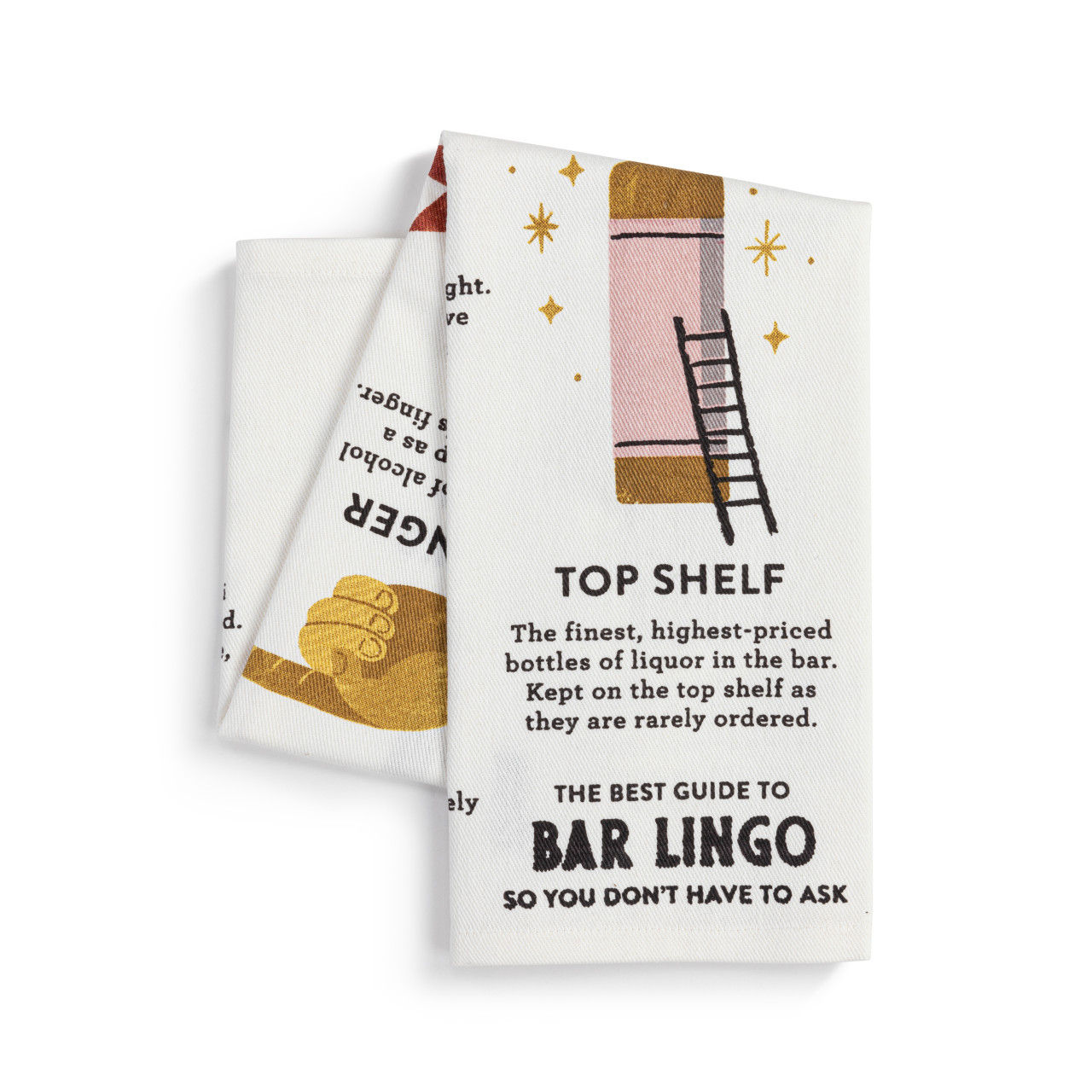 Bar Lingo Cotton Twill Kitchen Towel thumbnail