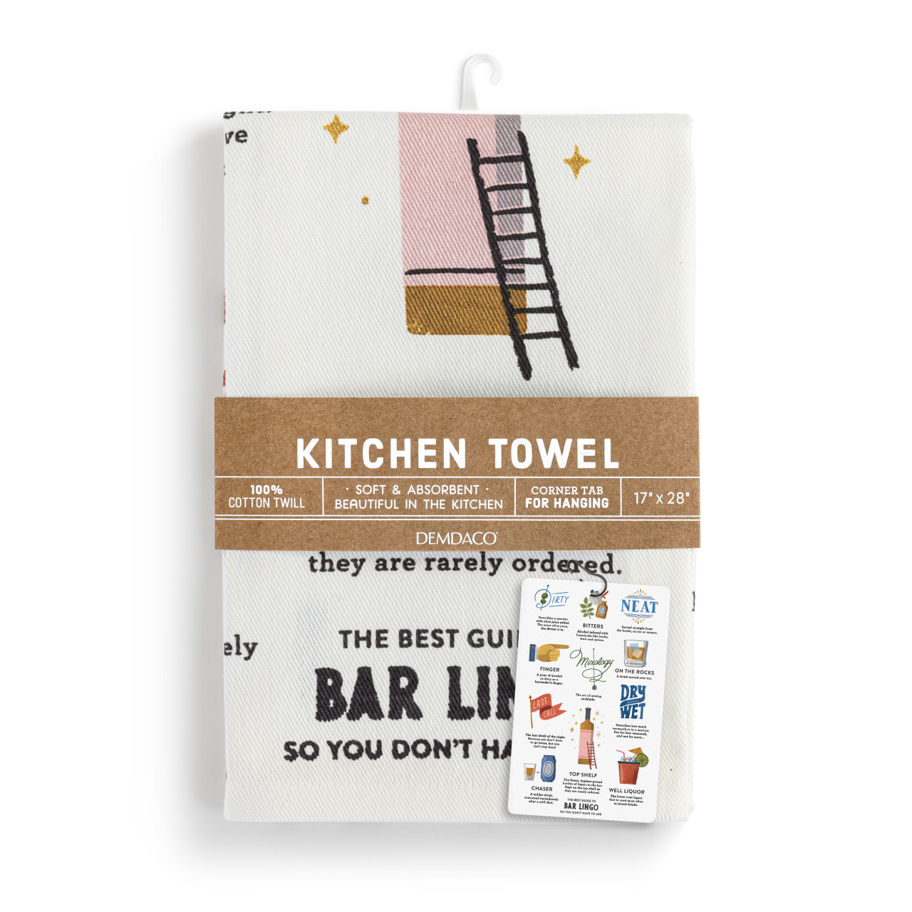 Bar Lingo Cotton Twill Kitchen Towel thumbnail