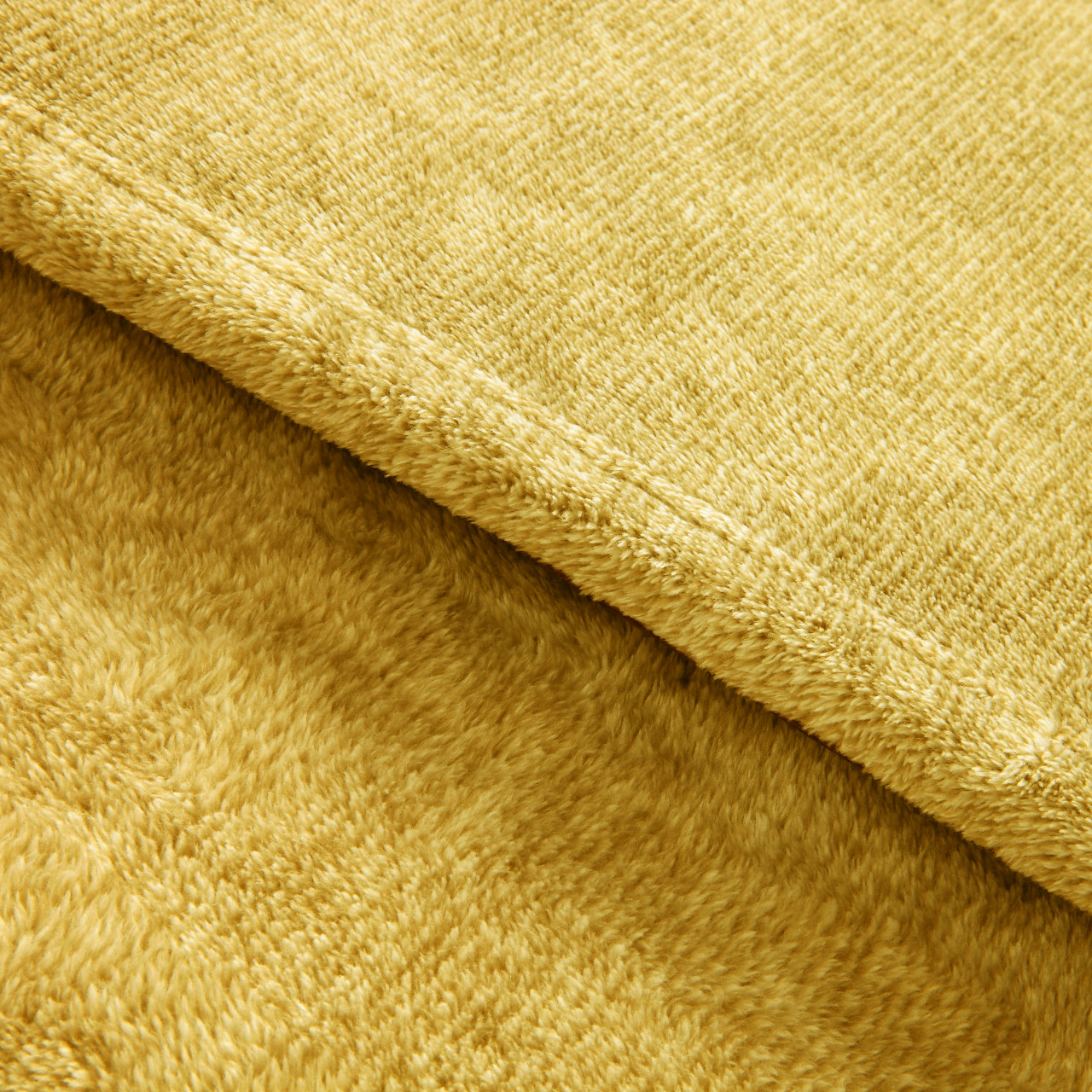 Together Time Cozied Up Mustard Foot Pocket Blanket 60" x 70" thumbnail