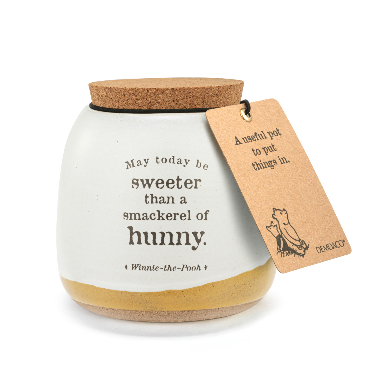 Sweeter than Hunny Small Cork Lid Canister thumbnail