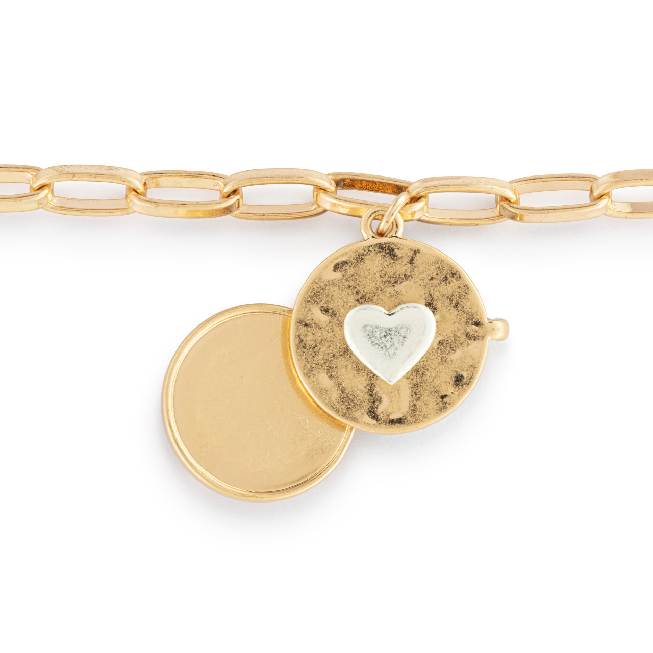 Love you Locket Bracelet - Gold thumbnail