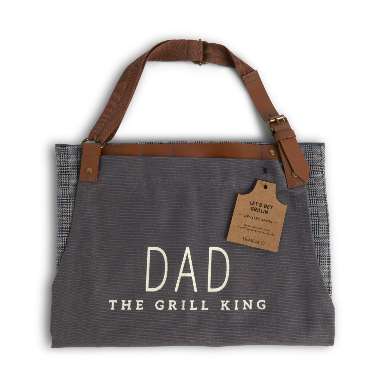 Dad Grill King Apron thumbnail