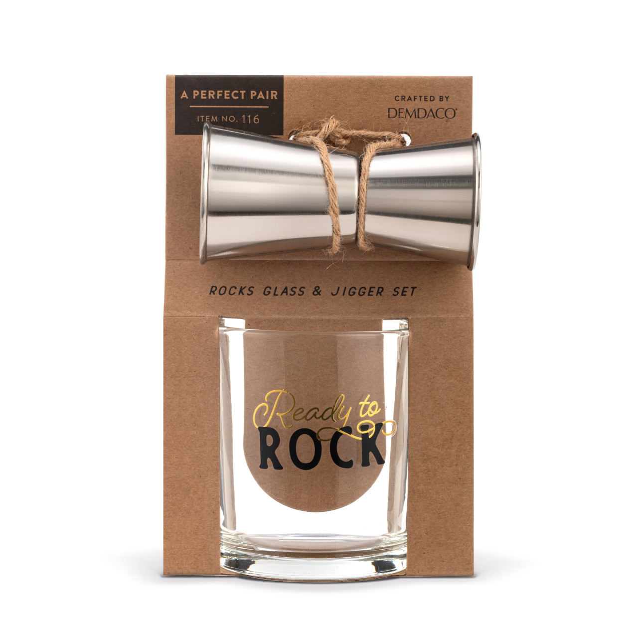 Ready to Rock Rocks Glass & Jigger Set thumbnail