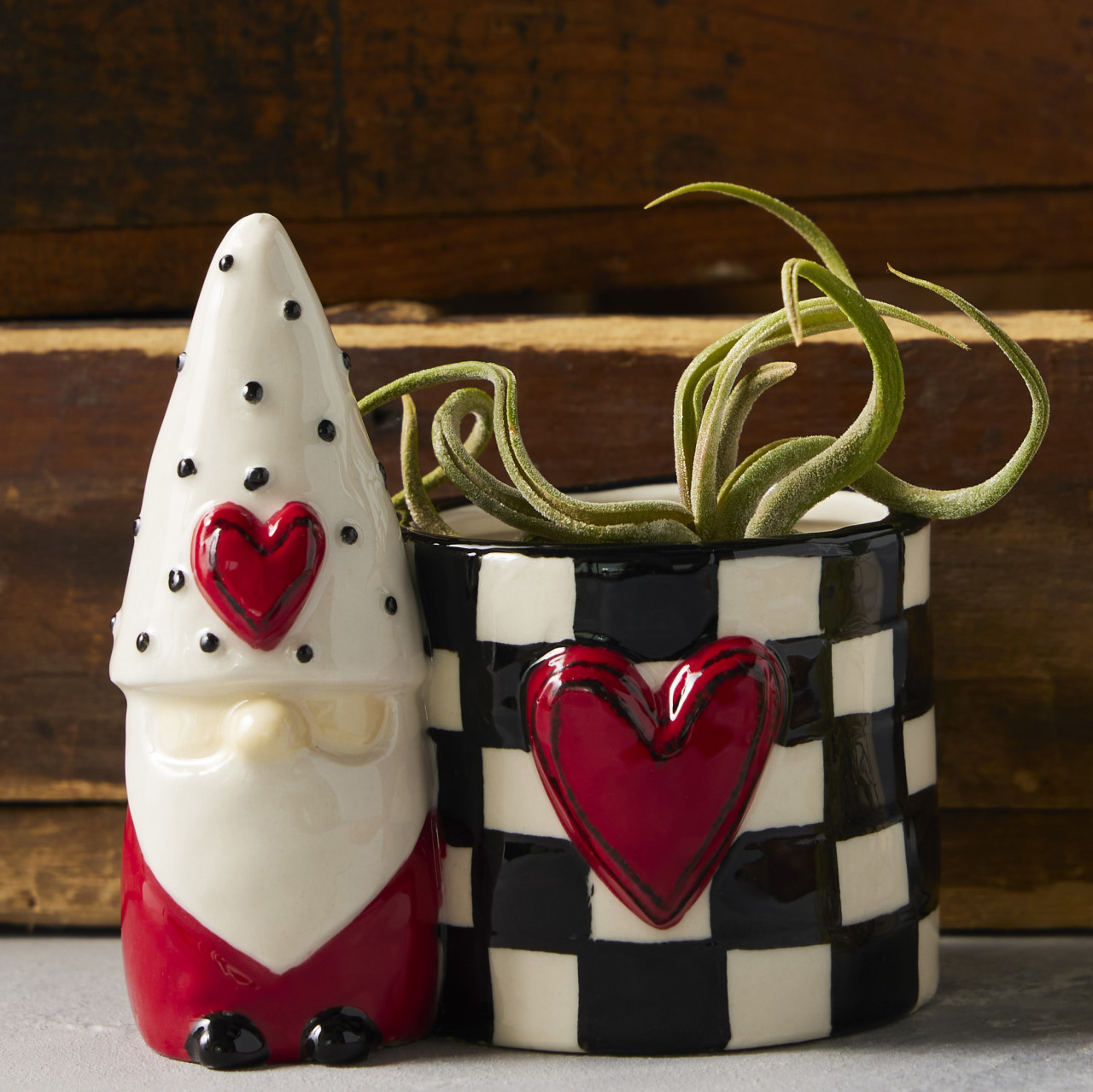 Gnome Mini Planter - Love thumbnail