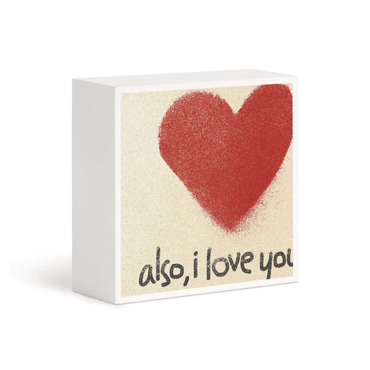 Also I Love You Wall Art - 4"sq thumbnail