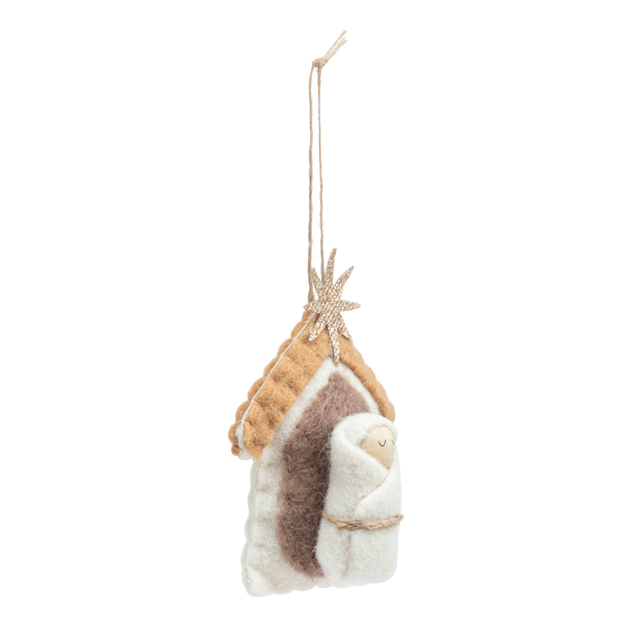 Felted Baby Jesus Ornament thumbnail