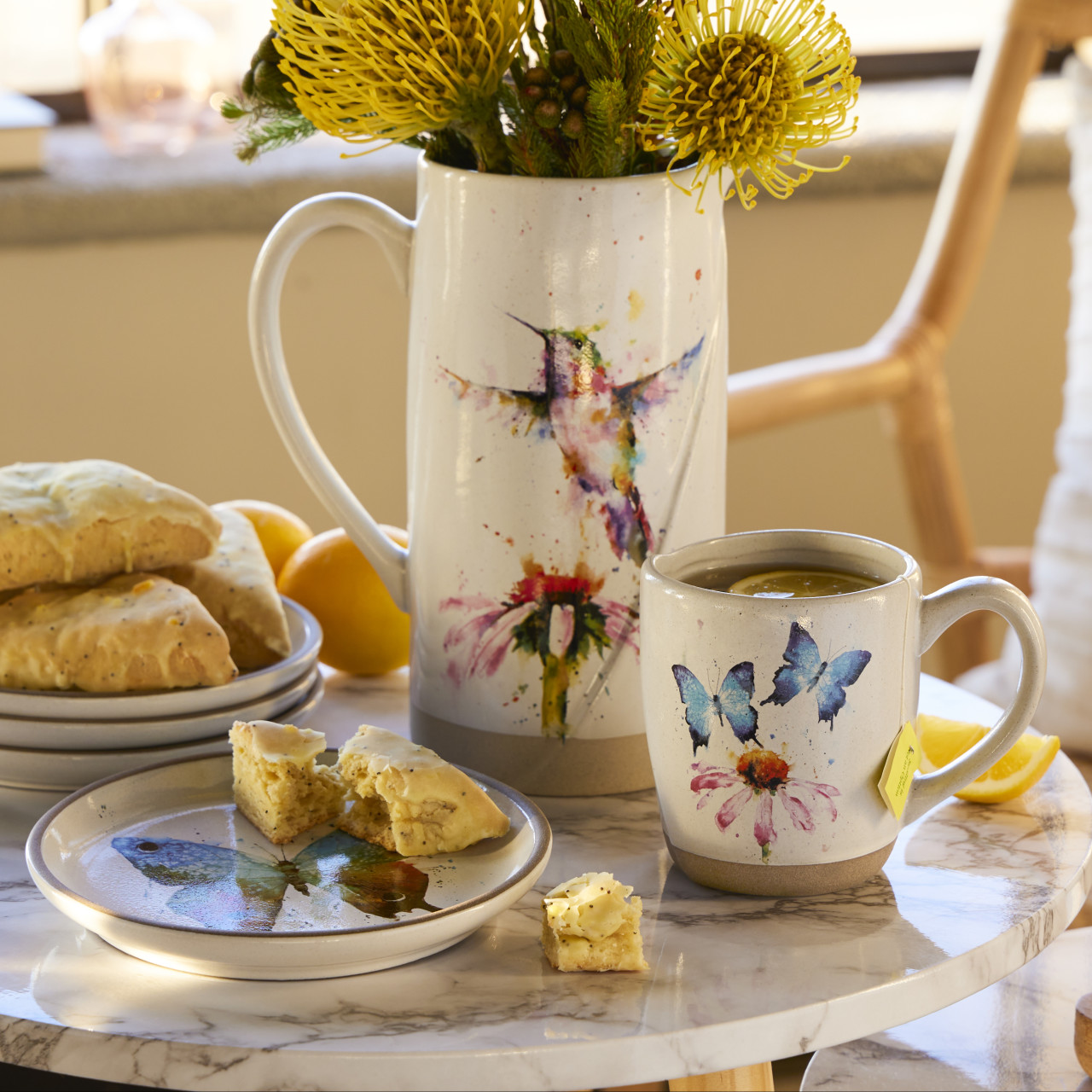 Butterfly Collection - Appetizer Plates Set of 4 thumbnail