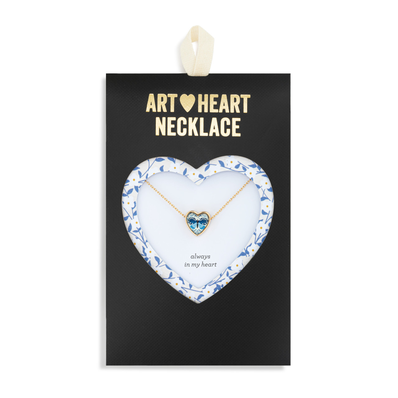Art Heart Necklace - Always in My Heart thumbnail