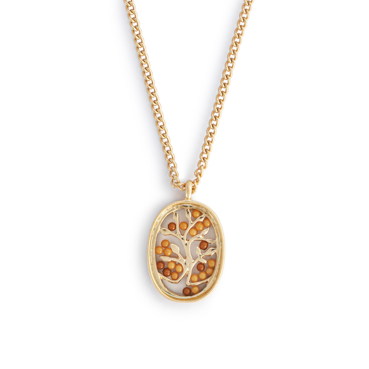Mustard Seed Necklace - Gold thumbnail