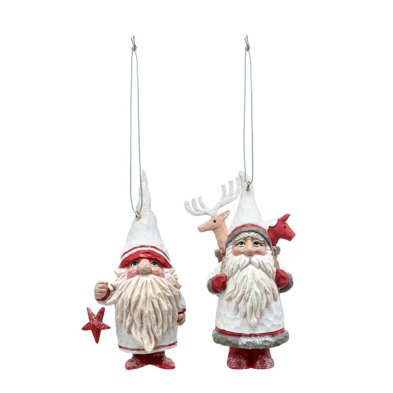 Gnome Traveler Ornaments - Set of 2 thumbnail