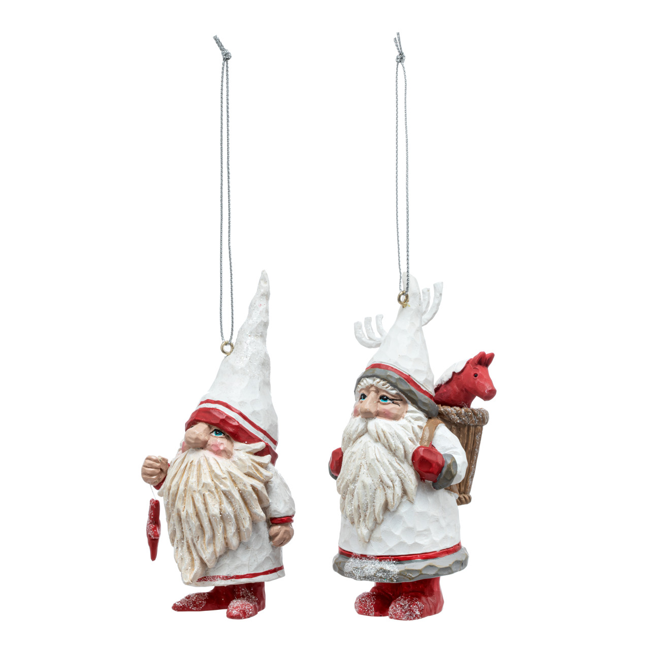Gnome Traveler Ornaments - Set of 2 thumbnail