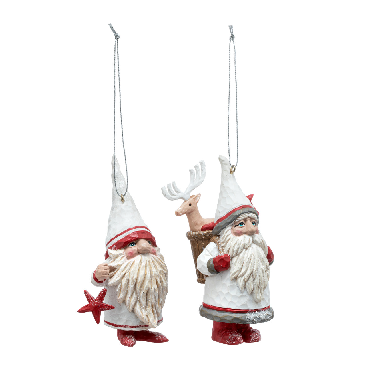 Gnome Traveler Ornaments - Set of 2 thumbnail